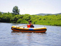 景区漂流 游客漂流